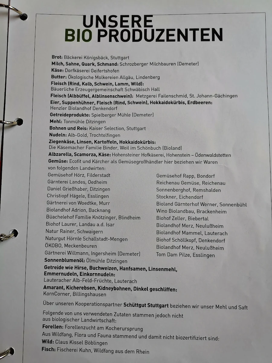 Speisekarte photo 3