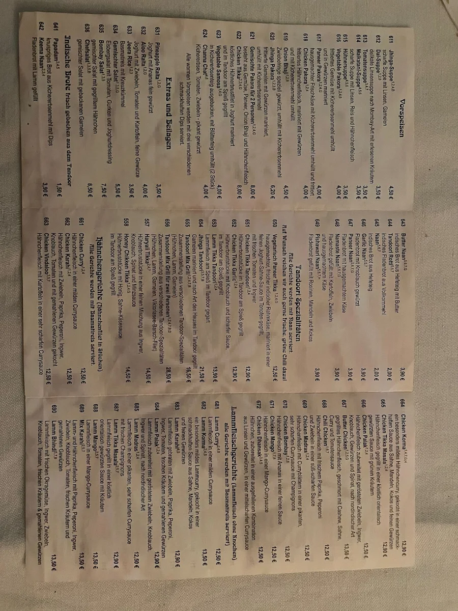 Speisekarte photo 1