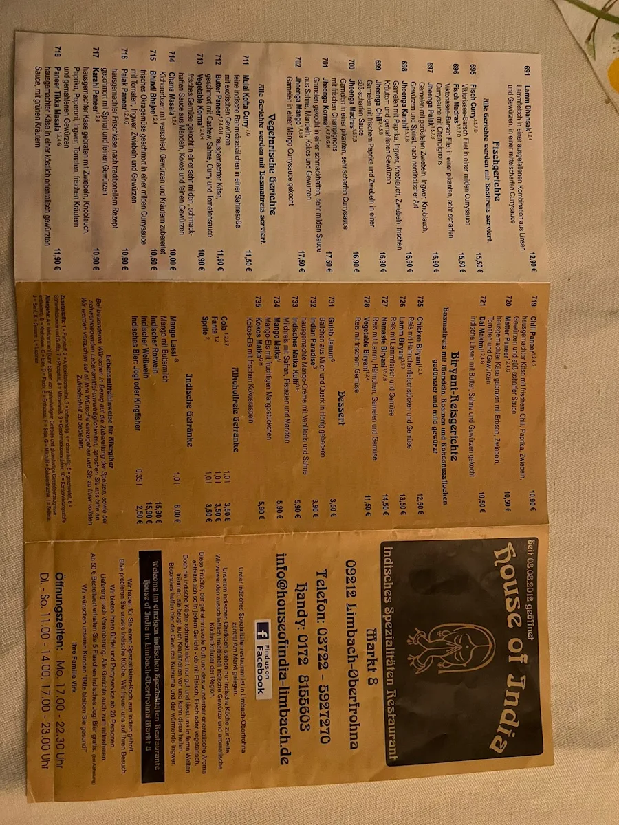 Speisekarte photo 2
