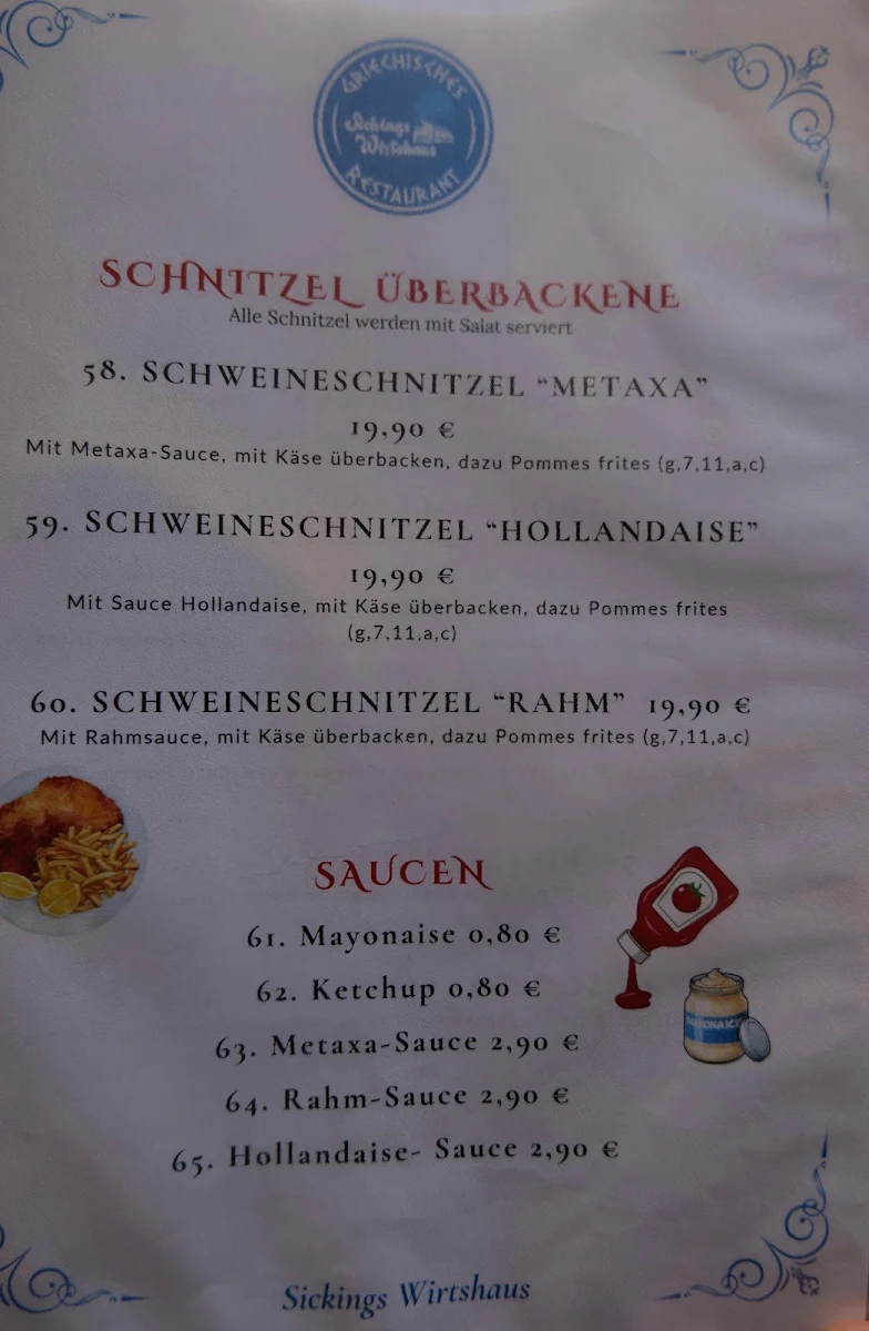 Speisekarte photo 2