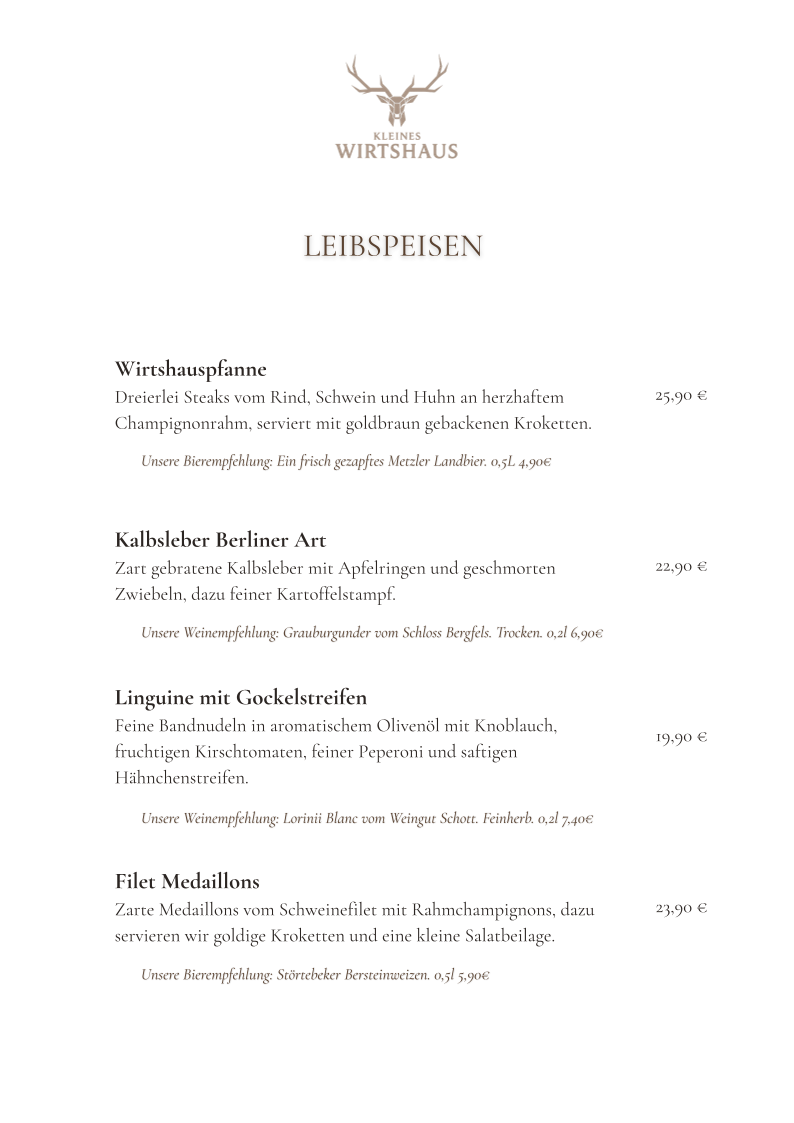 Speisekarte photo 6