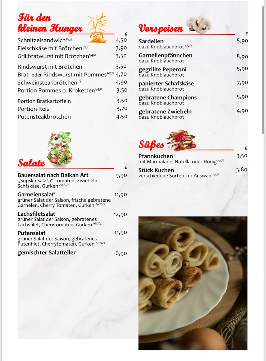 Speisekarte photo 1