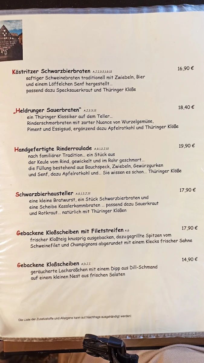 Speisekarte photo 2