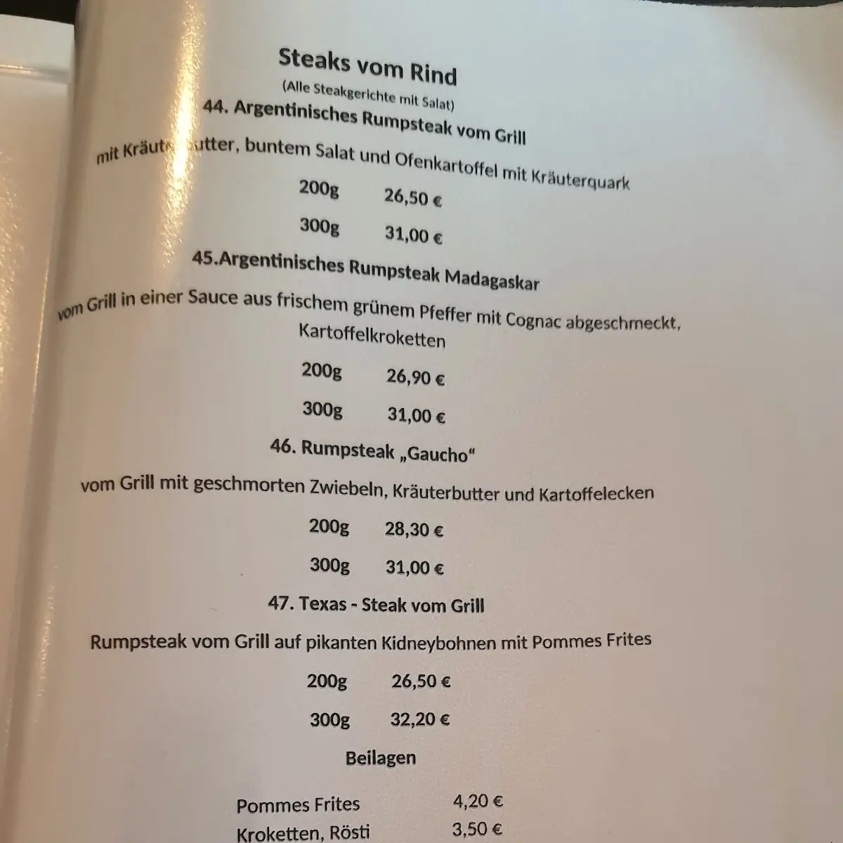 Speisekarte photo 4