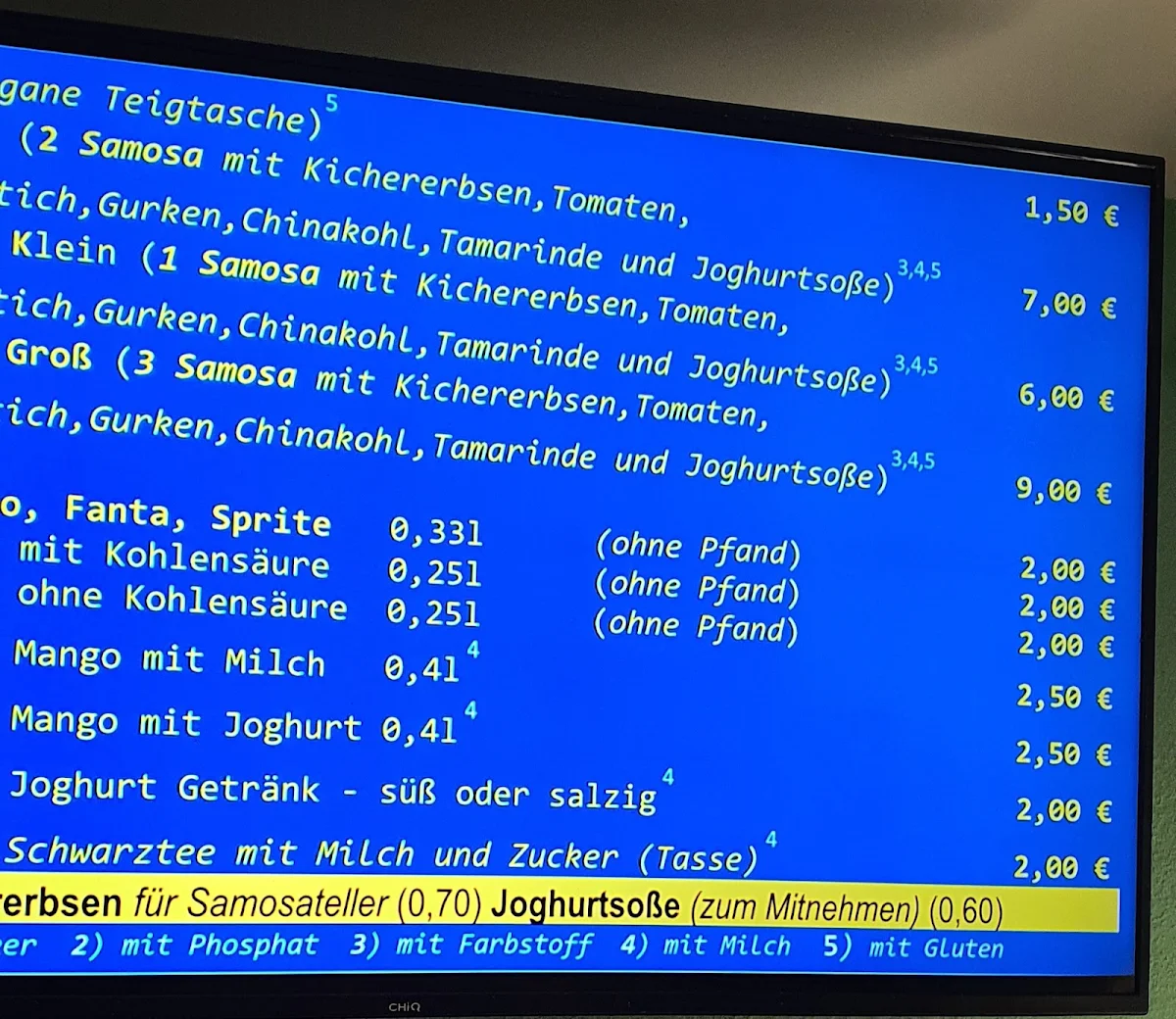 Speisekarte photo 3