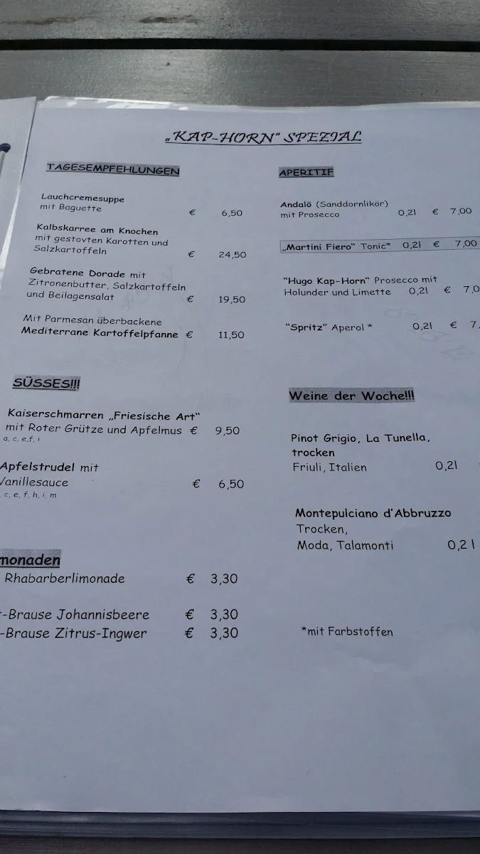 Speisekarte photo 5