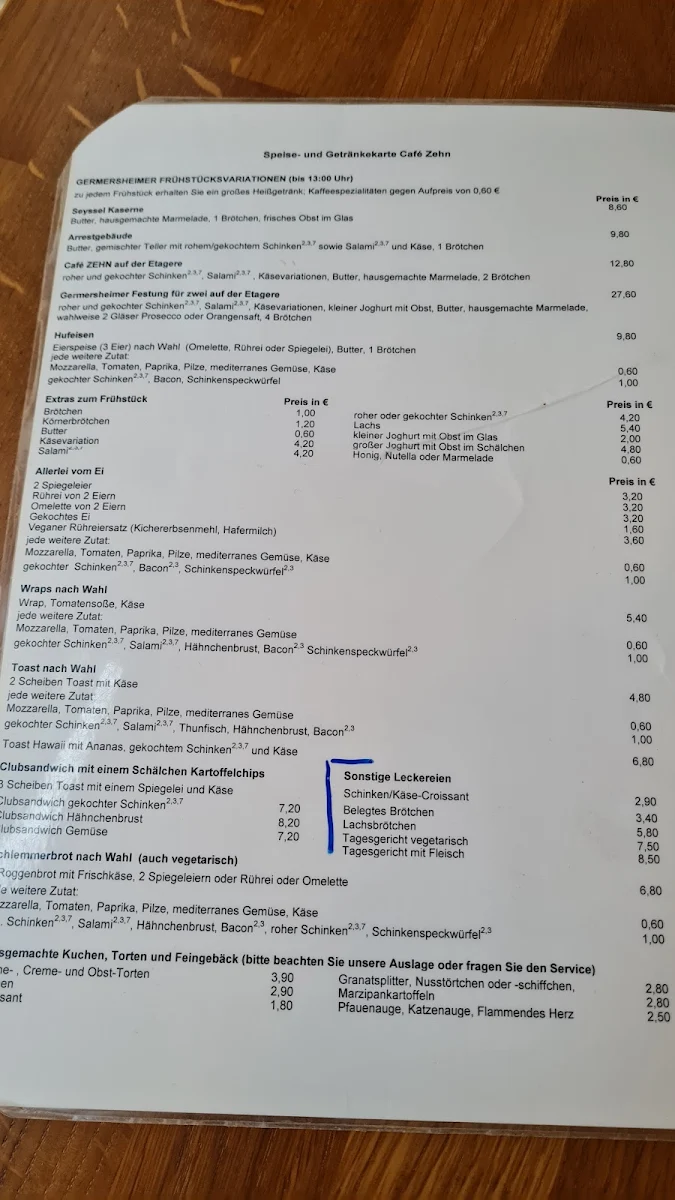 Speisekarte photo 4