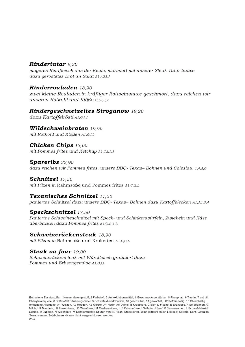 Speisekarte photo 3