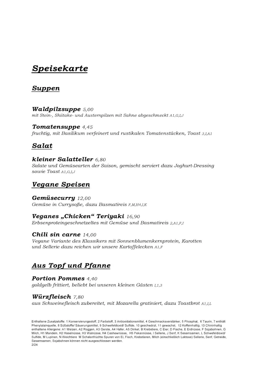Speisekarte photo 4