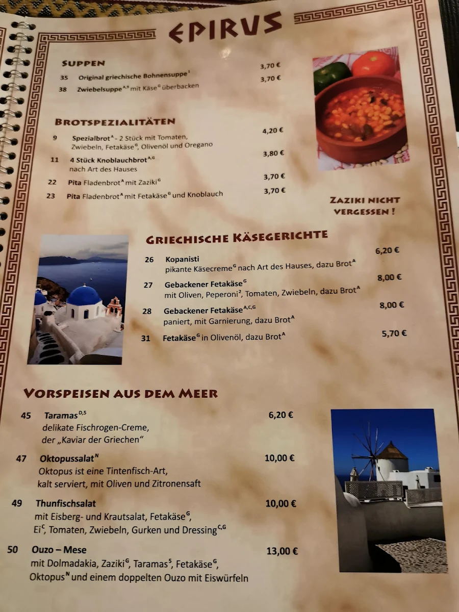 Speisekarte photo 5