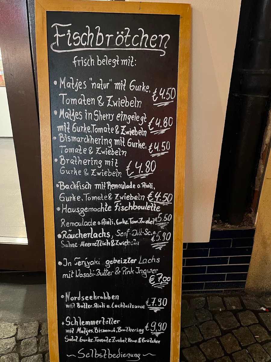 Speisekarte, Fisch Frank