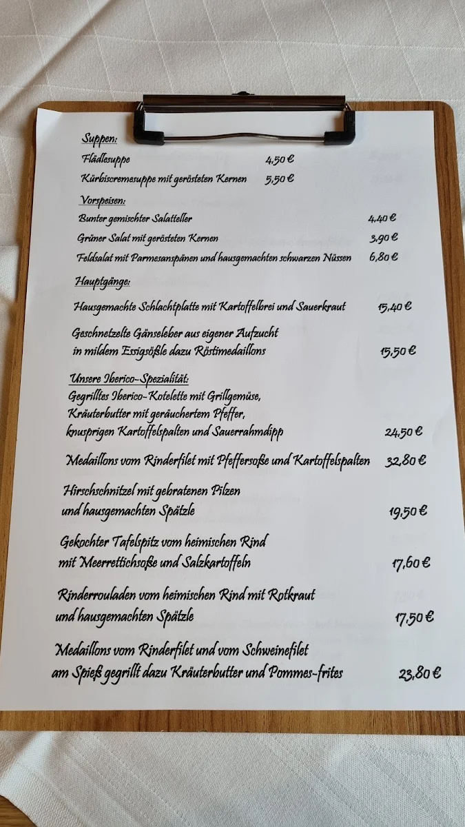 Speisekarte photo 2