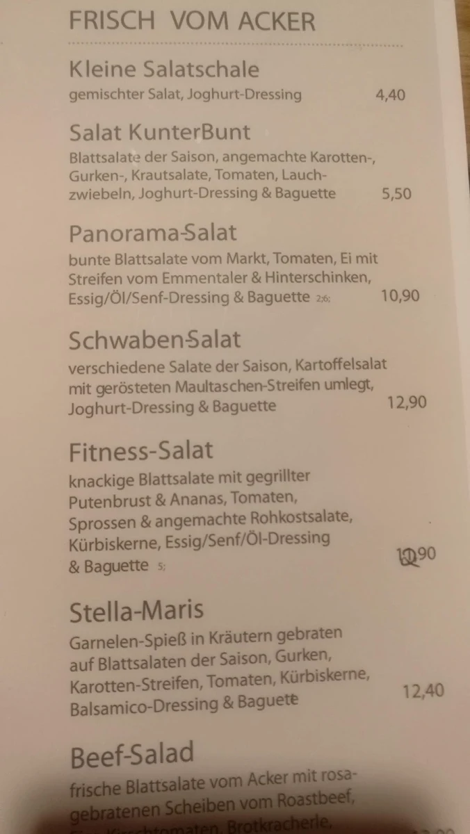 Speisekarte photo 3