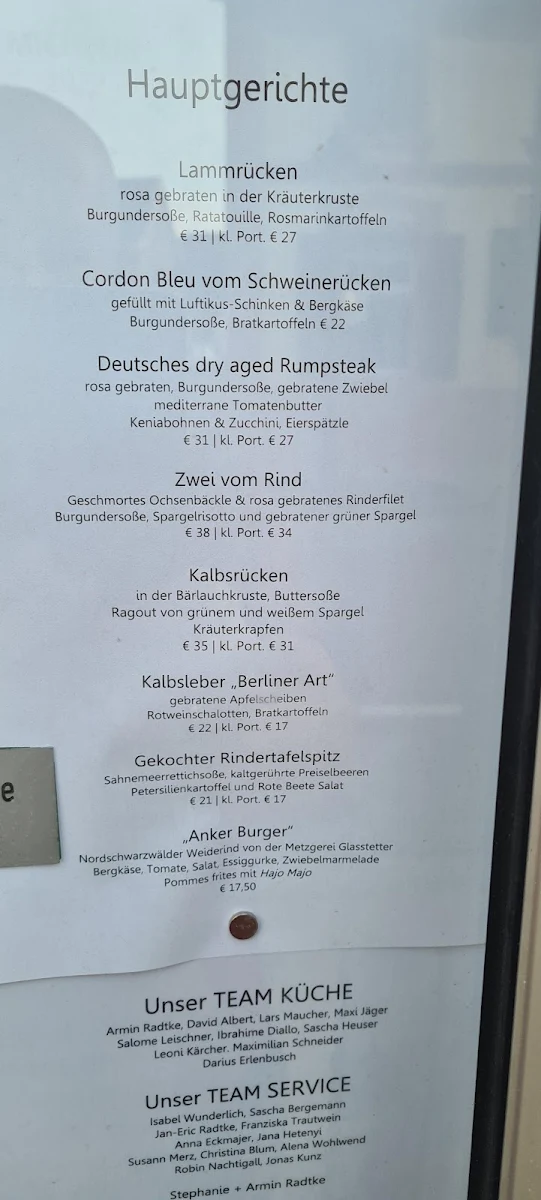Speisekarte photo 1