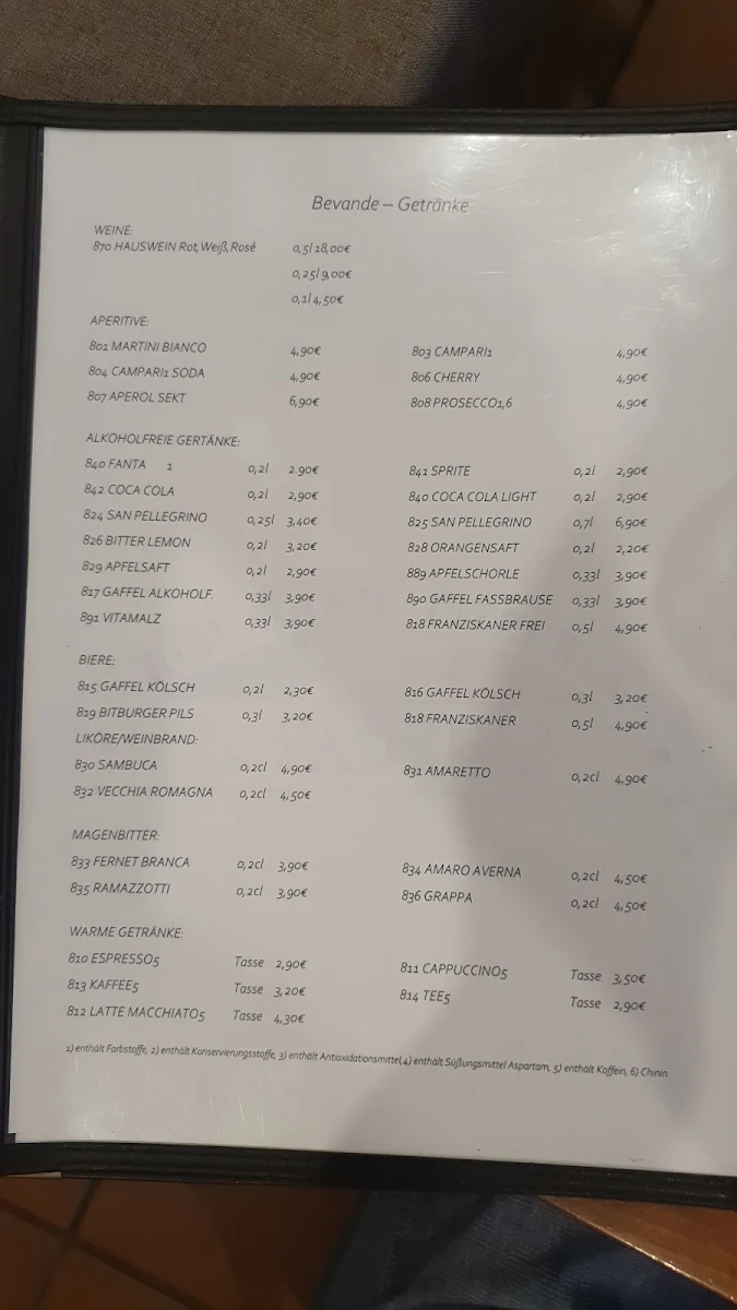 Speisekarte photo 2