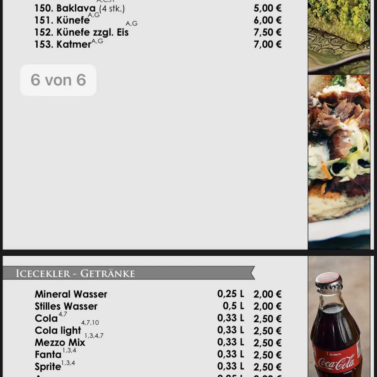 Speisekarte photo 4
