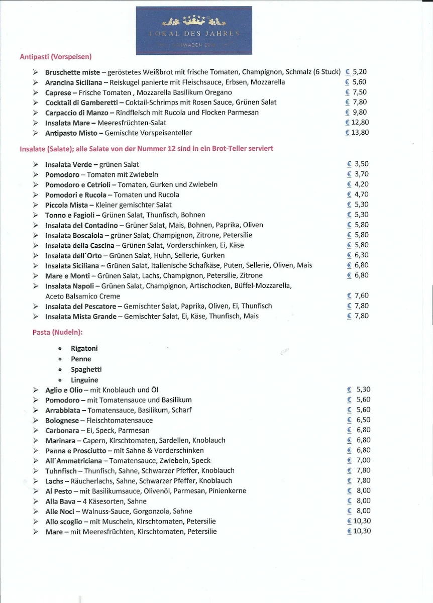 Speisekarte photo 6
