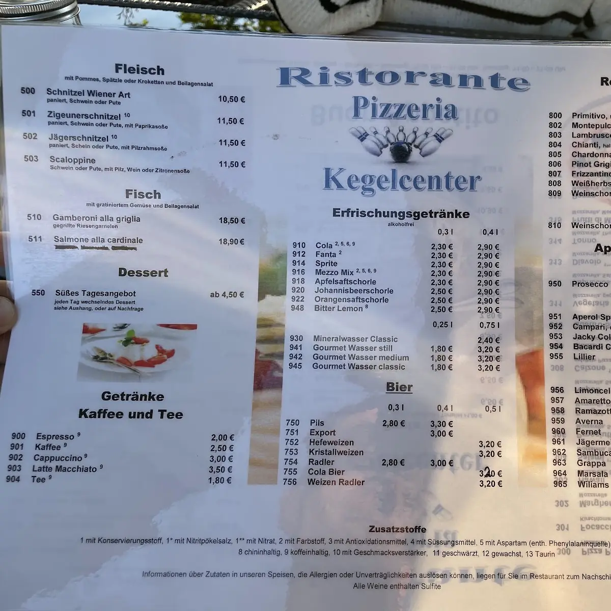 Speisekarte photo 1