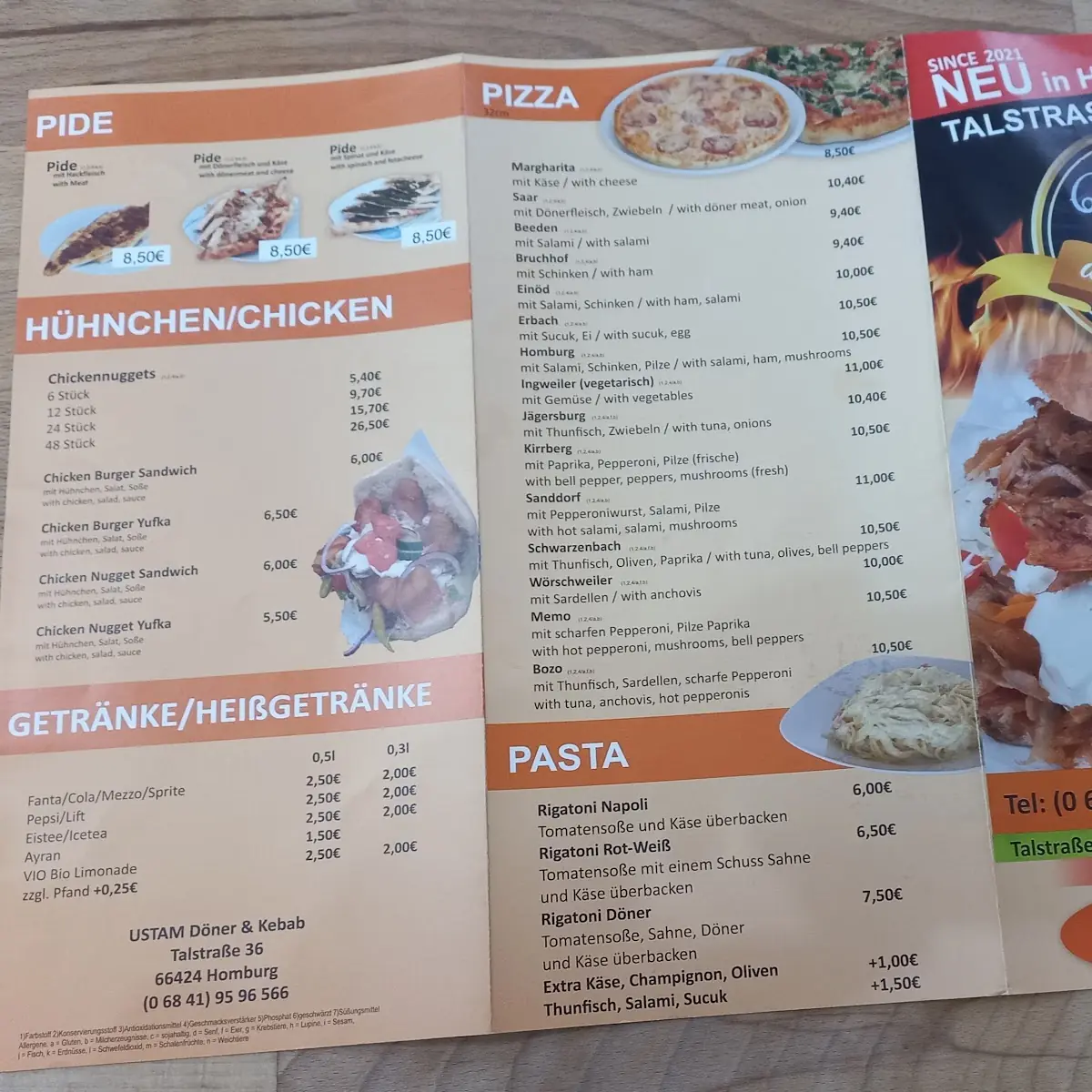 Speisekarte photo 2
