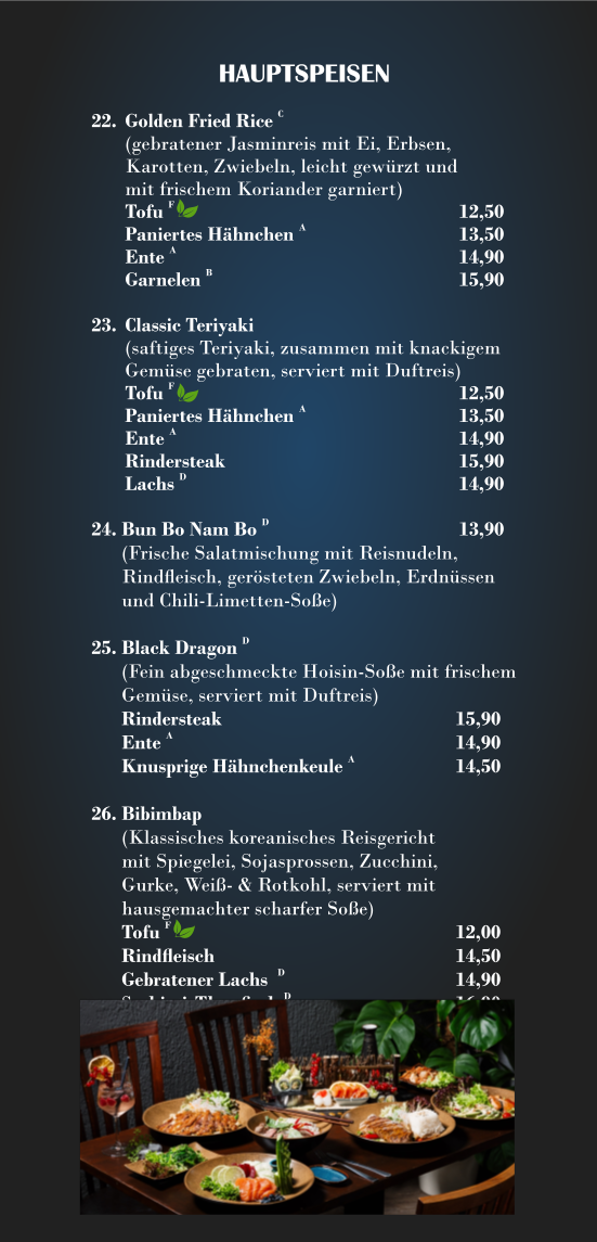Speisekarte photo 2