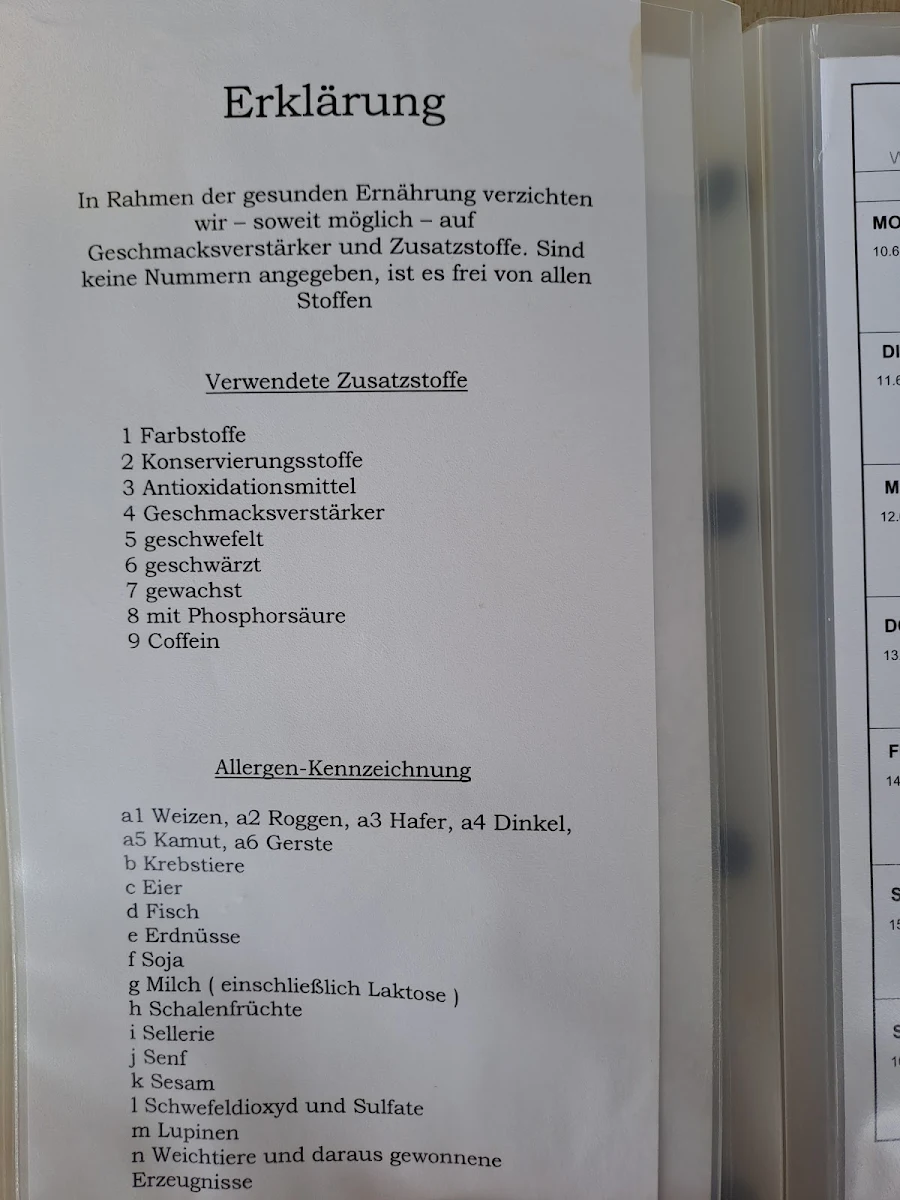 Speisekarte photo 3