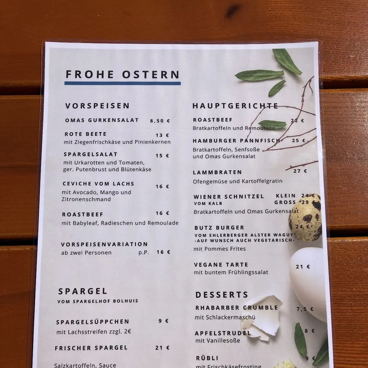 Speisekarte photo 2