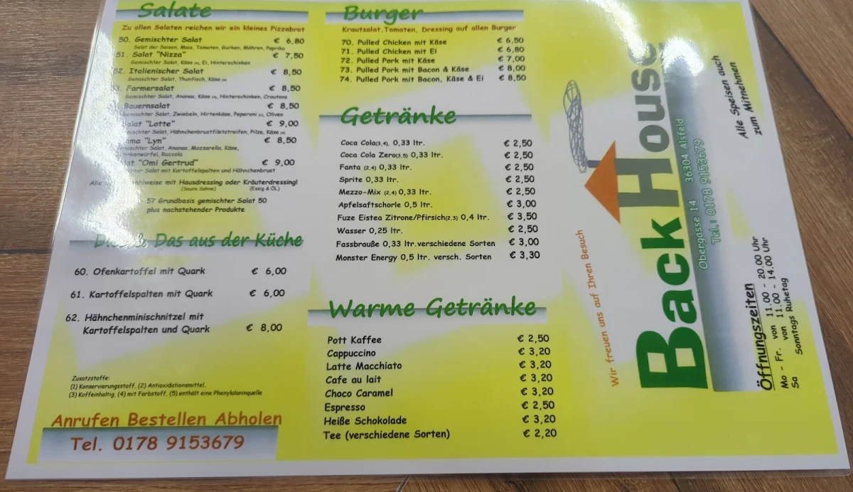 Speisekarte photo 4