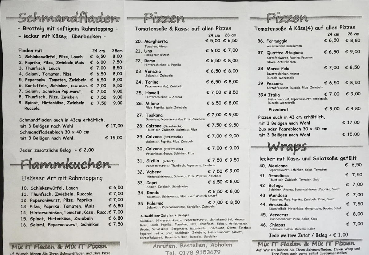 Speisekarte photo 5