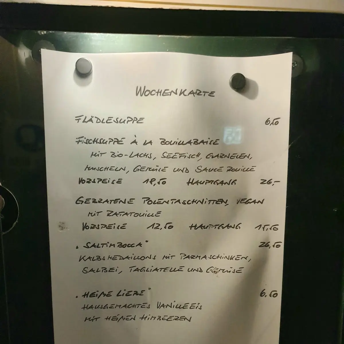 Speisekarte photo 2