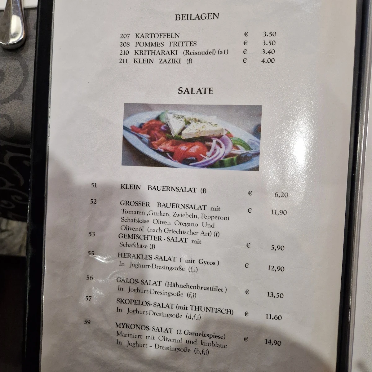 Speisekarte photo 2