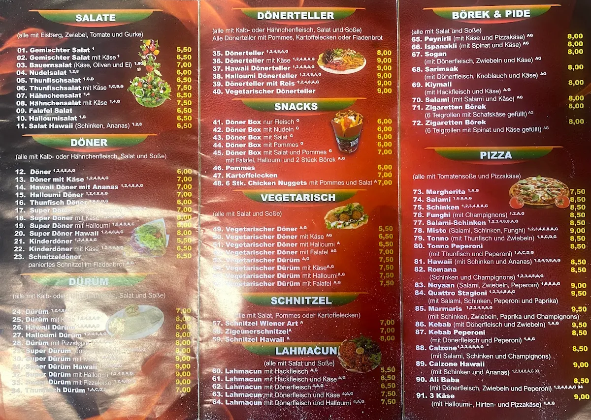 Speisekarte photo 1