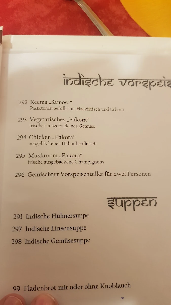 Speisekarte photo 1