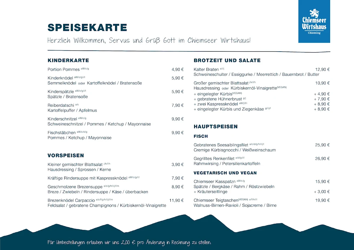 Speisekarte photo 1