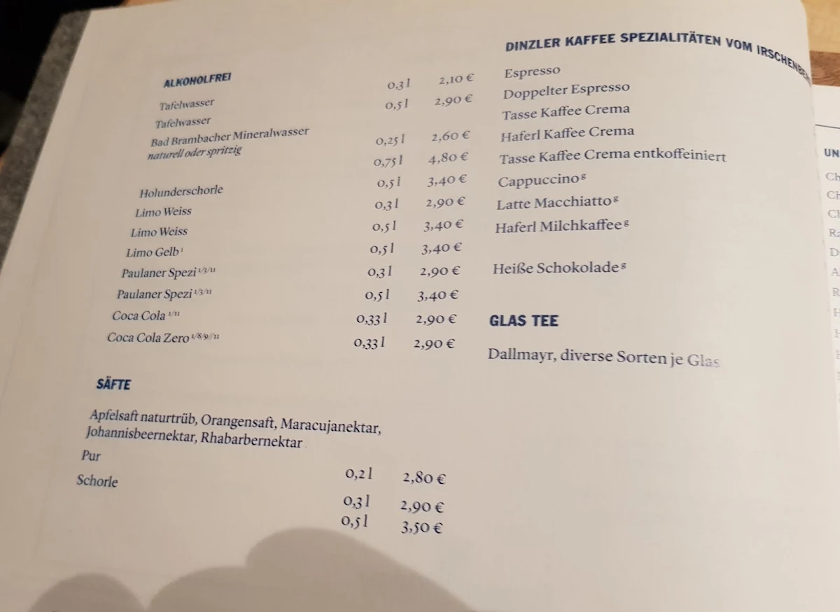 Speisekarte photo 9
