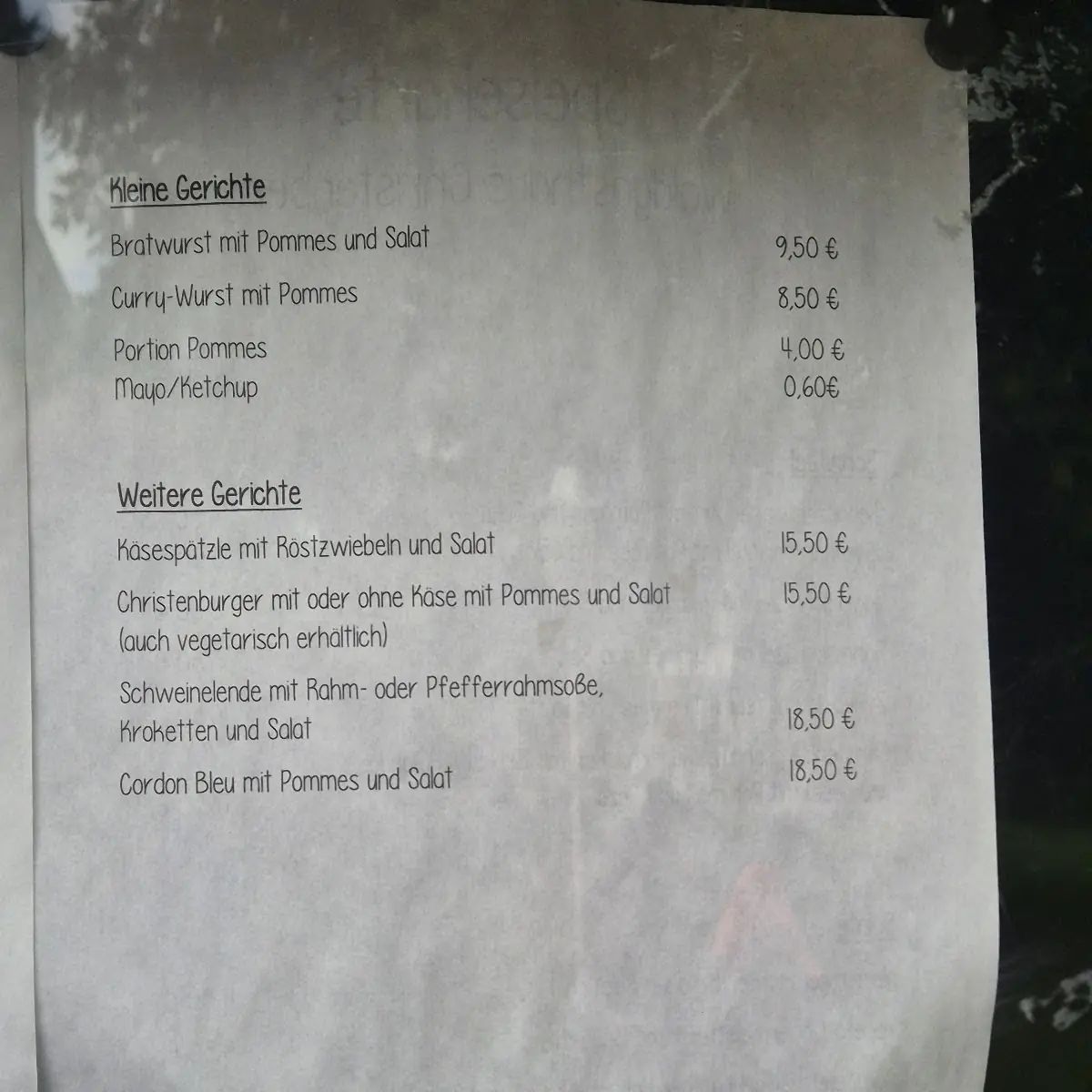 Speisekarte photo 3