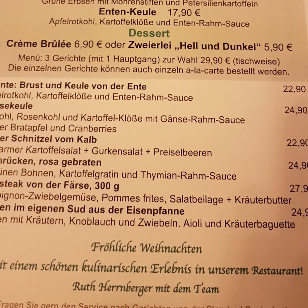 Speisekarte photo 8