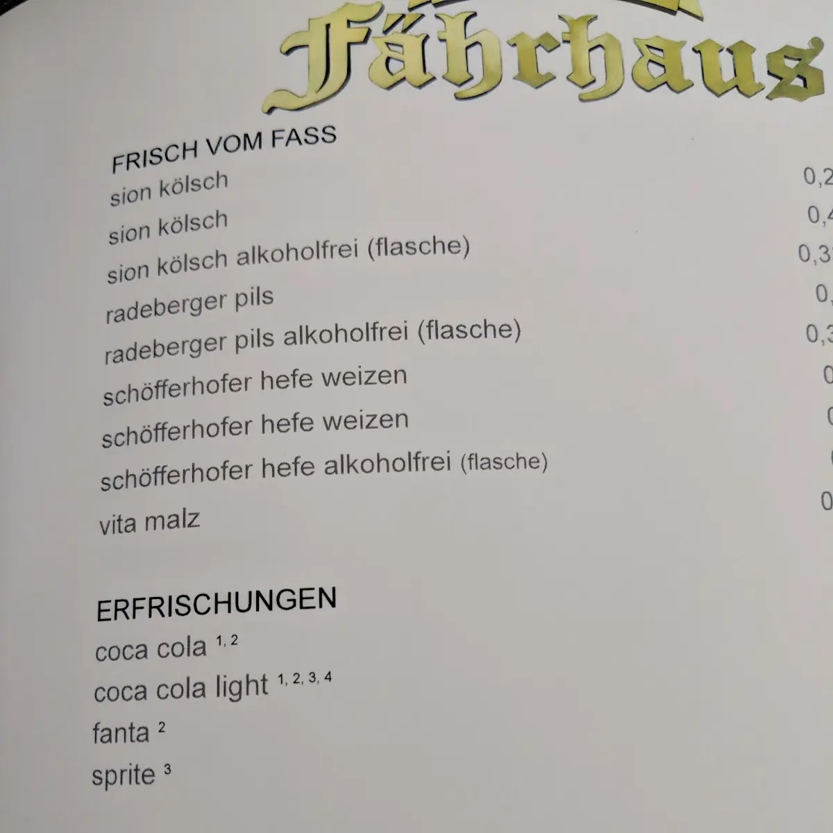 Speisekarte photo 8