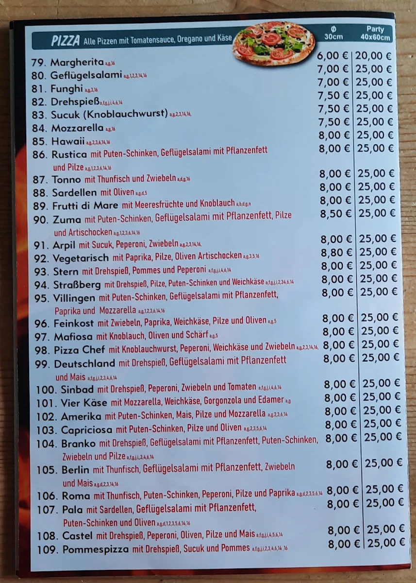 Speisekarte photo 1
