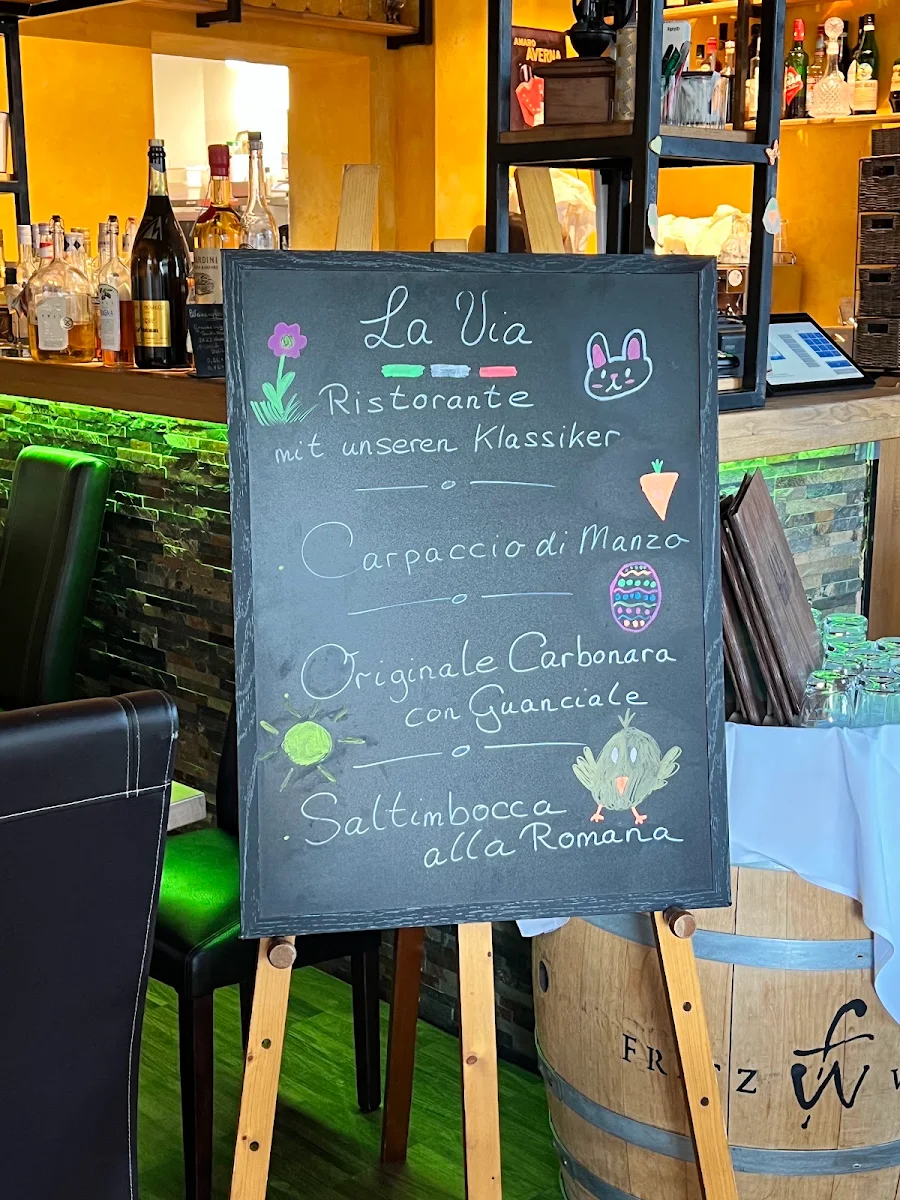 Speisekarte, Ristorante La Via | Pizzeria Pasing