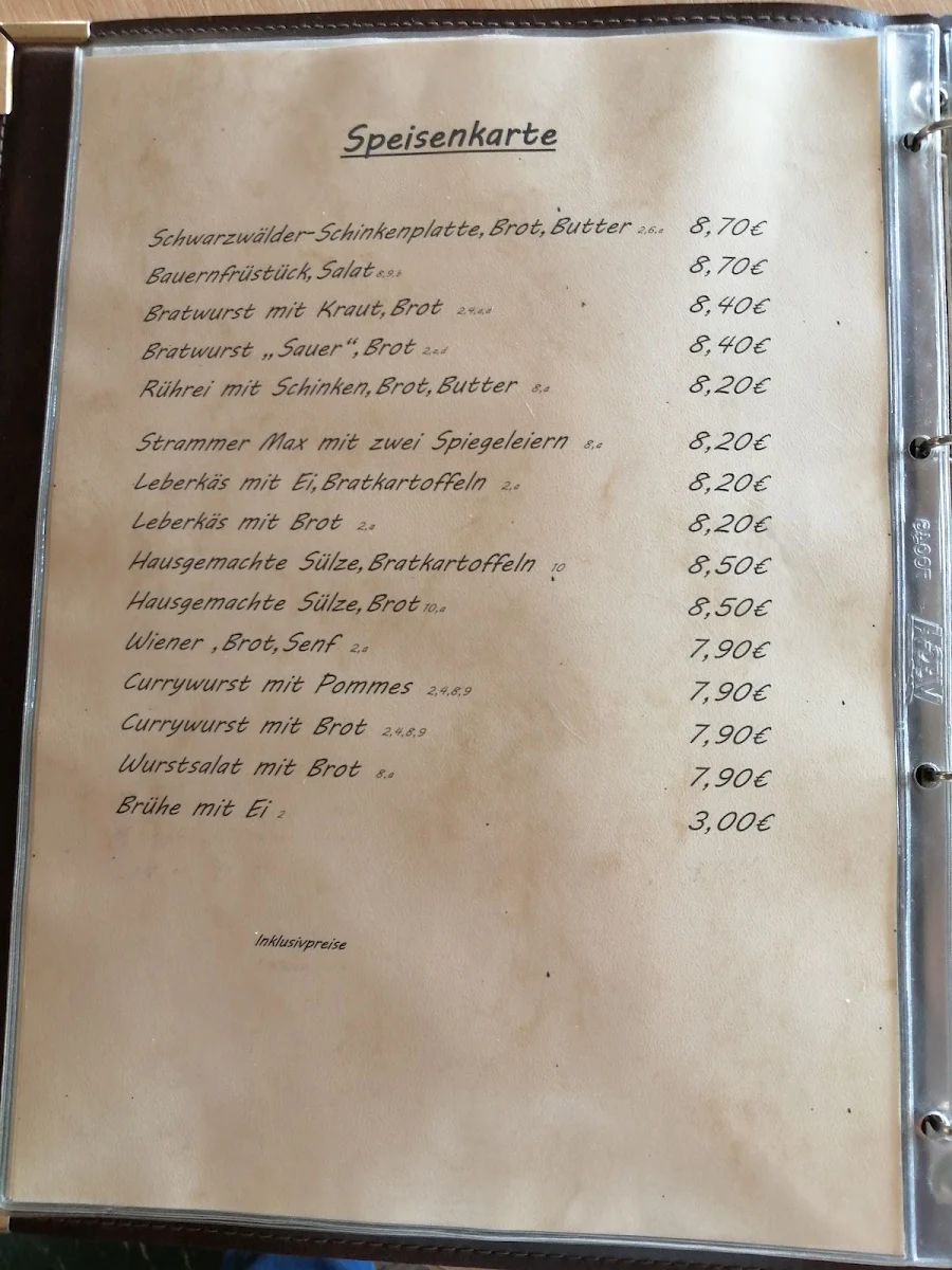 Speisekarte photo 2