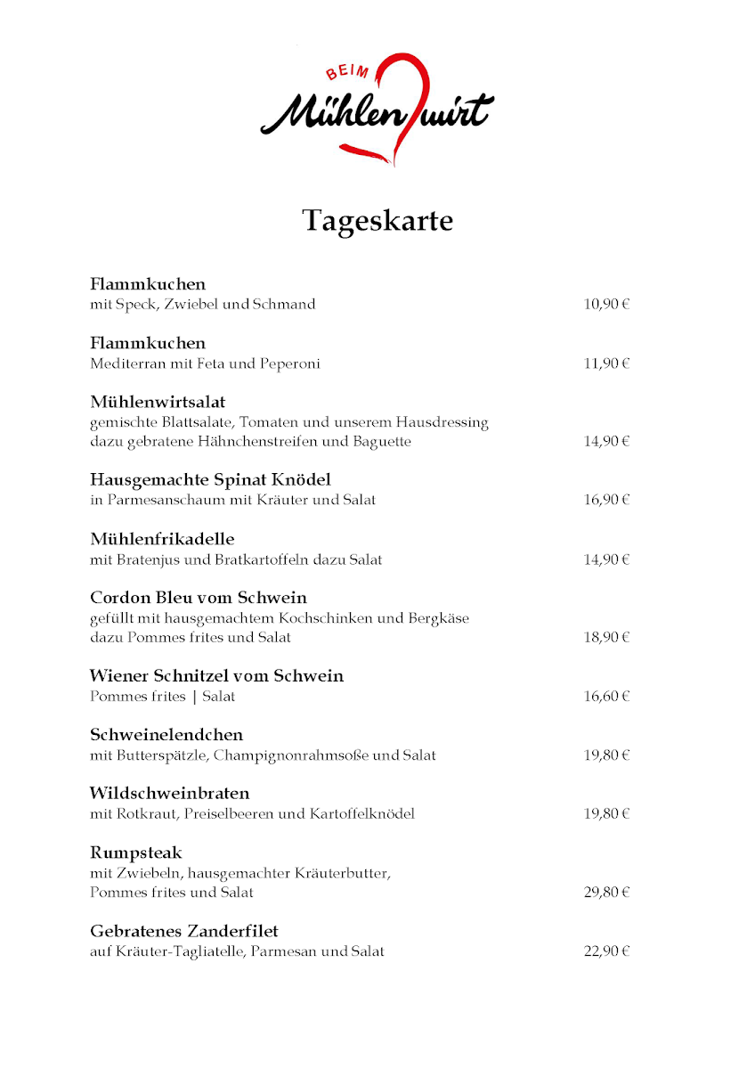 Speisekarte photo 1