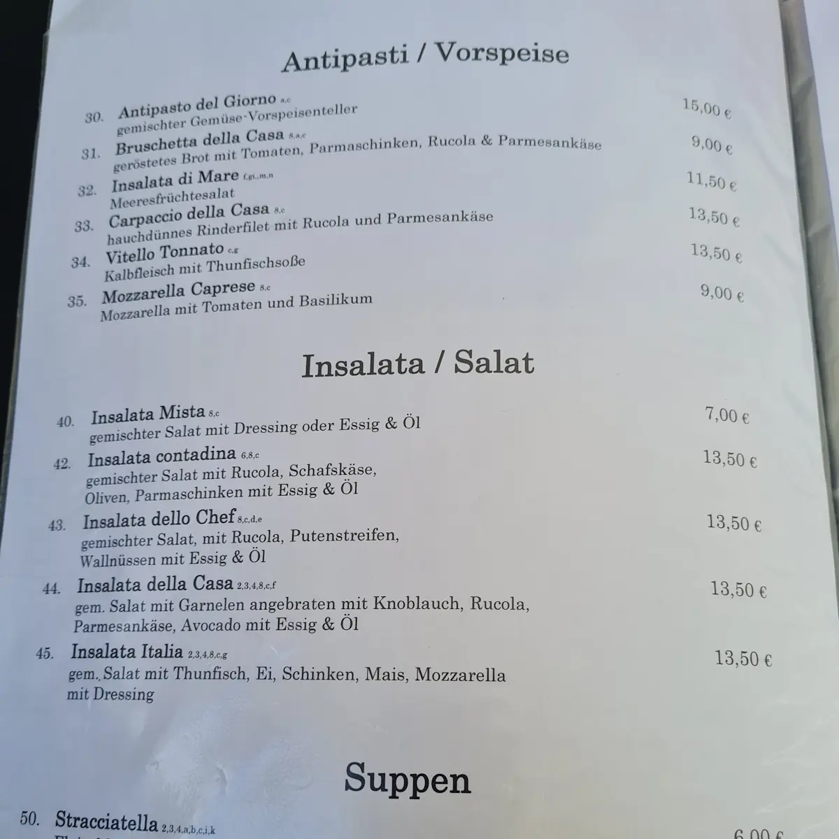 Speisekarte photo 1