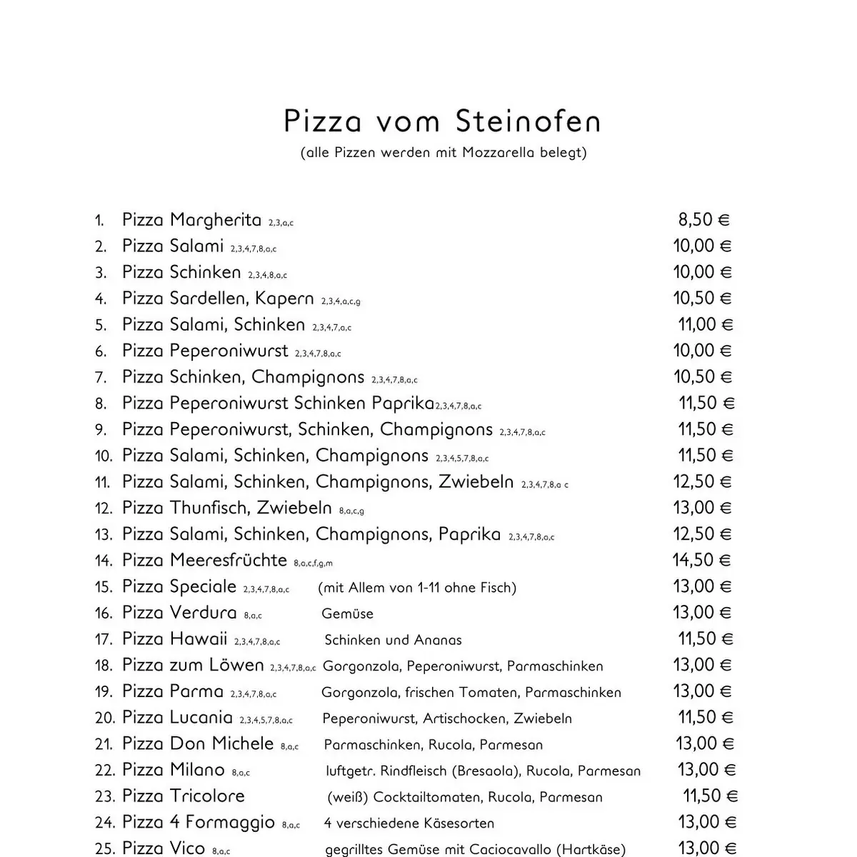 Speisekarte photo 3