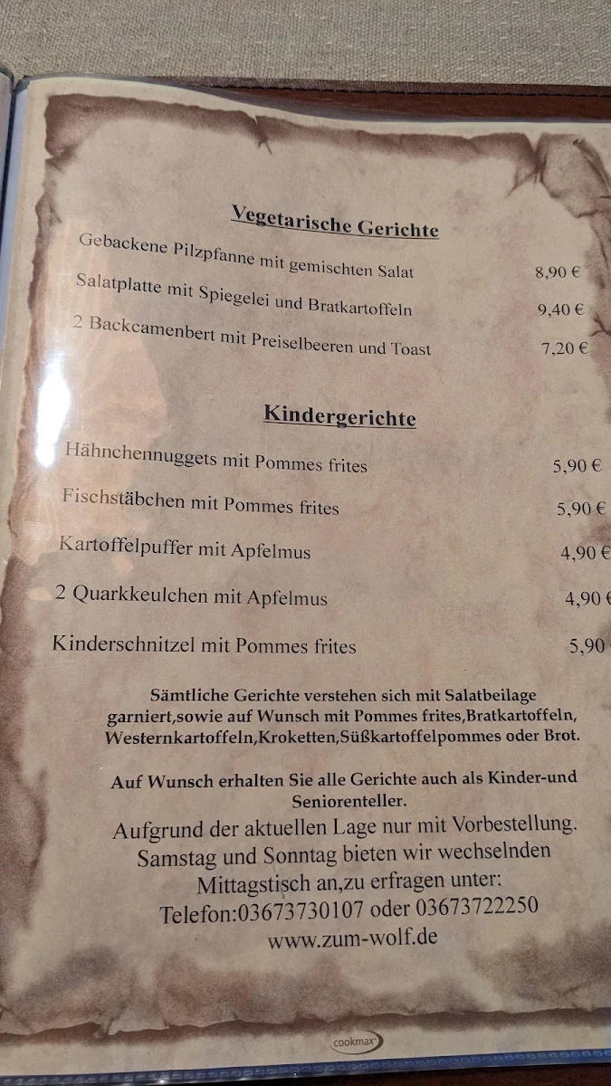 Speisekarte photo 3