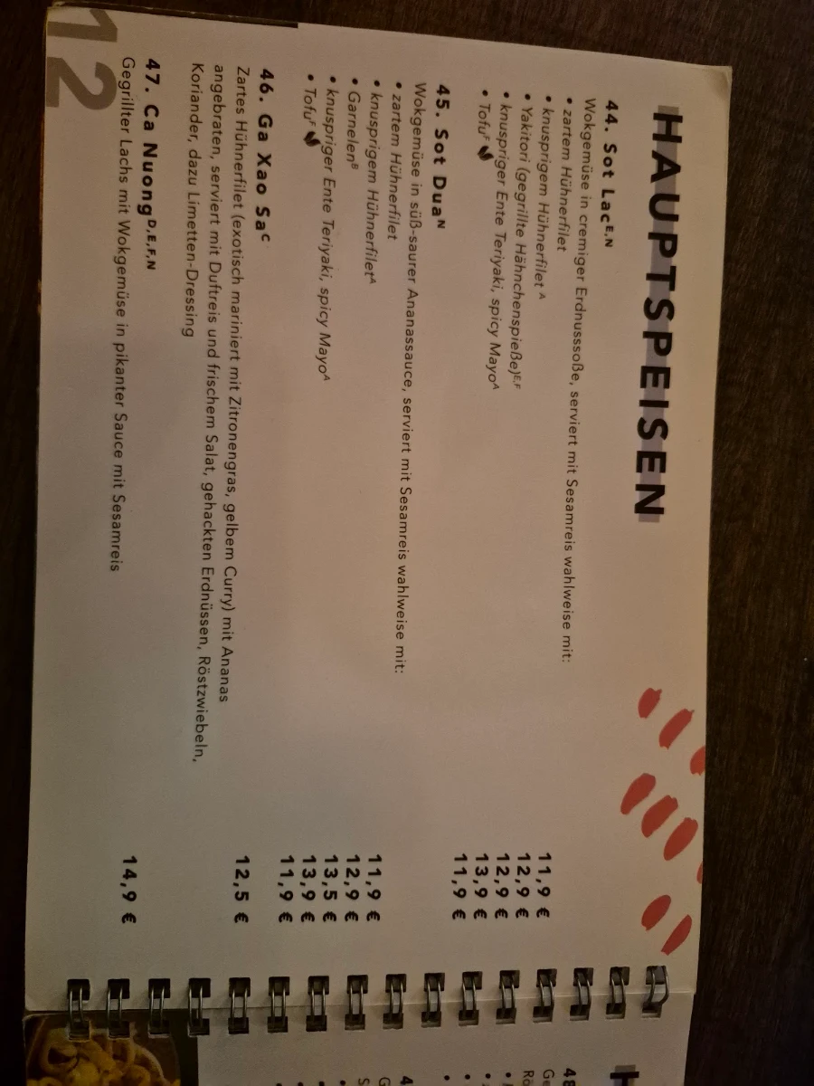Speisekarte photo 3