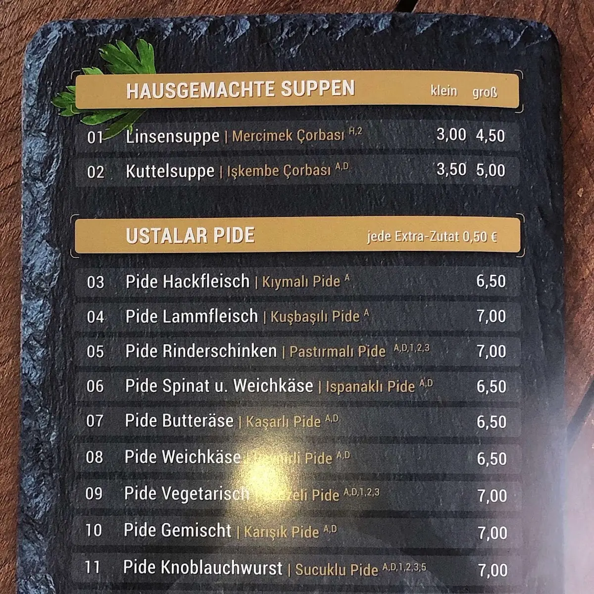 Speisekarte photo 4
