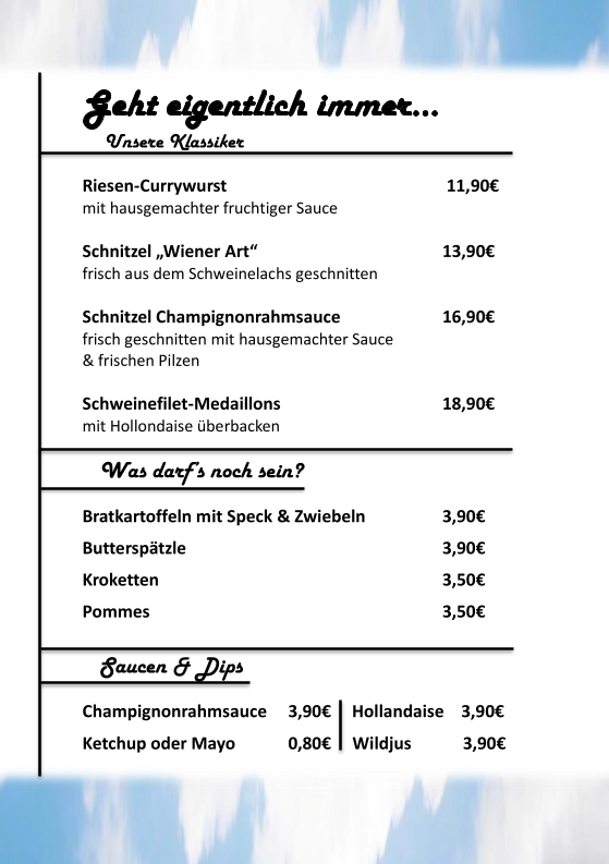 Speisekarte photo 10