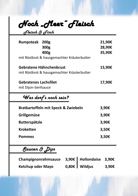 Speisekarte photo 6