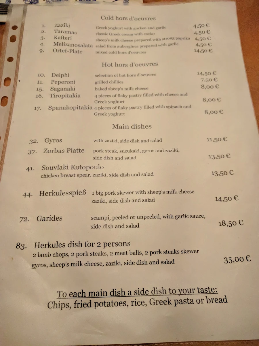 Speisekarte photo 3