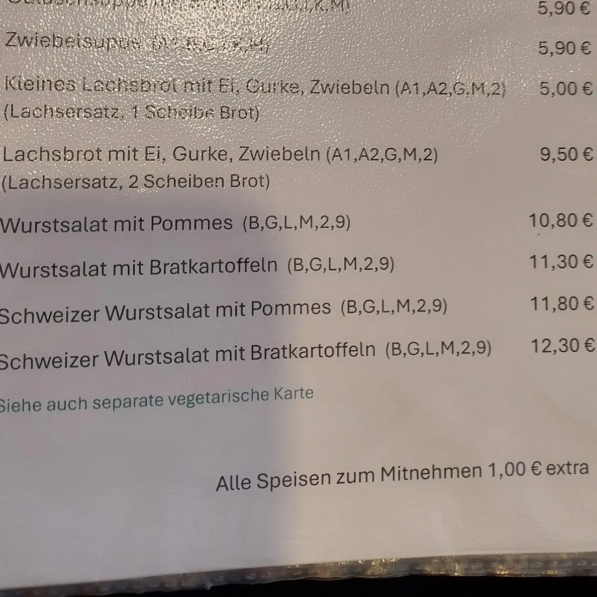 Speisekarte photo 1